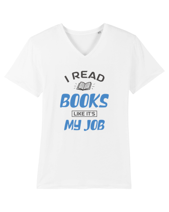 I Read Books White