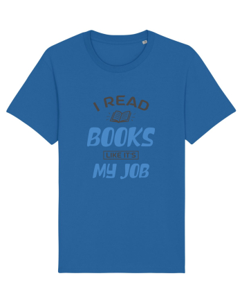 I Read Books Royal Blue