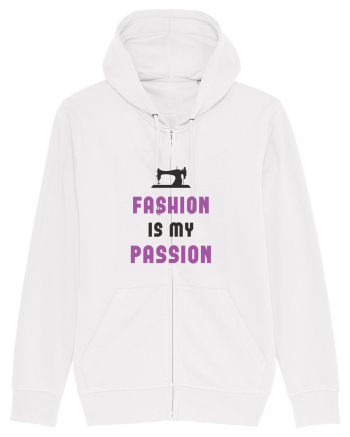 Fashion is My Passion - purple White