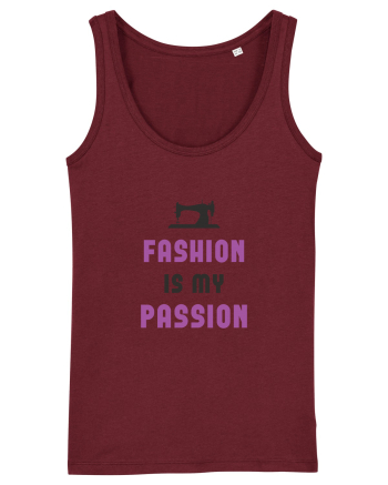Fashion is My Passion - purple Burgundy
