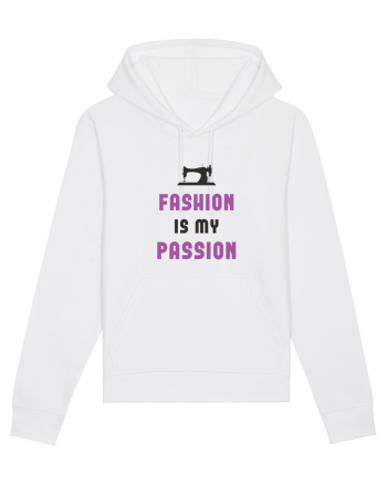 Fashion is My Passion - purple White