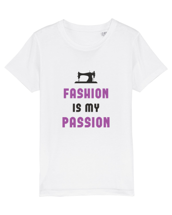 Fashion is My Passion - purple White