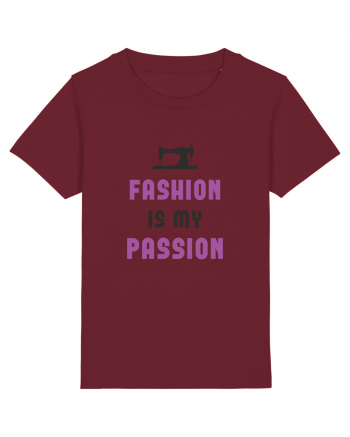 Fashion is My Passion - purple Burgundy