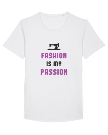 Fashion is My Passion - purple White
