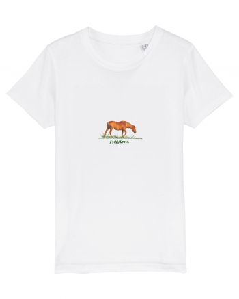 Freedom horse  White