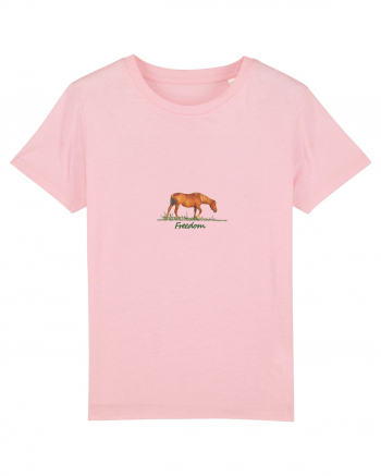 Freedom horse  Cotton Pink