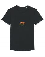 Freedom horse  Tricou mânecă scurtă guler larg Bărbat Skater