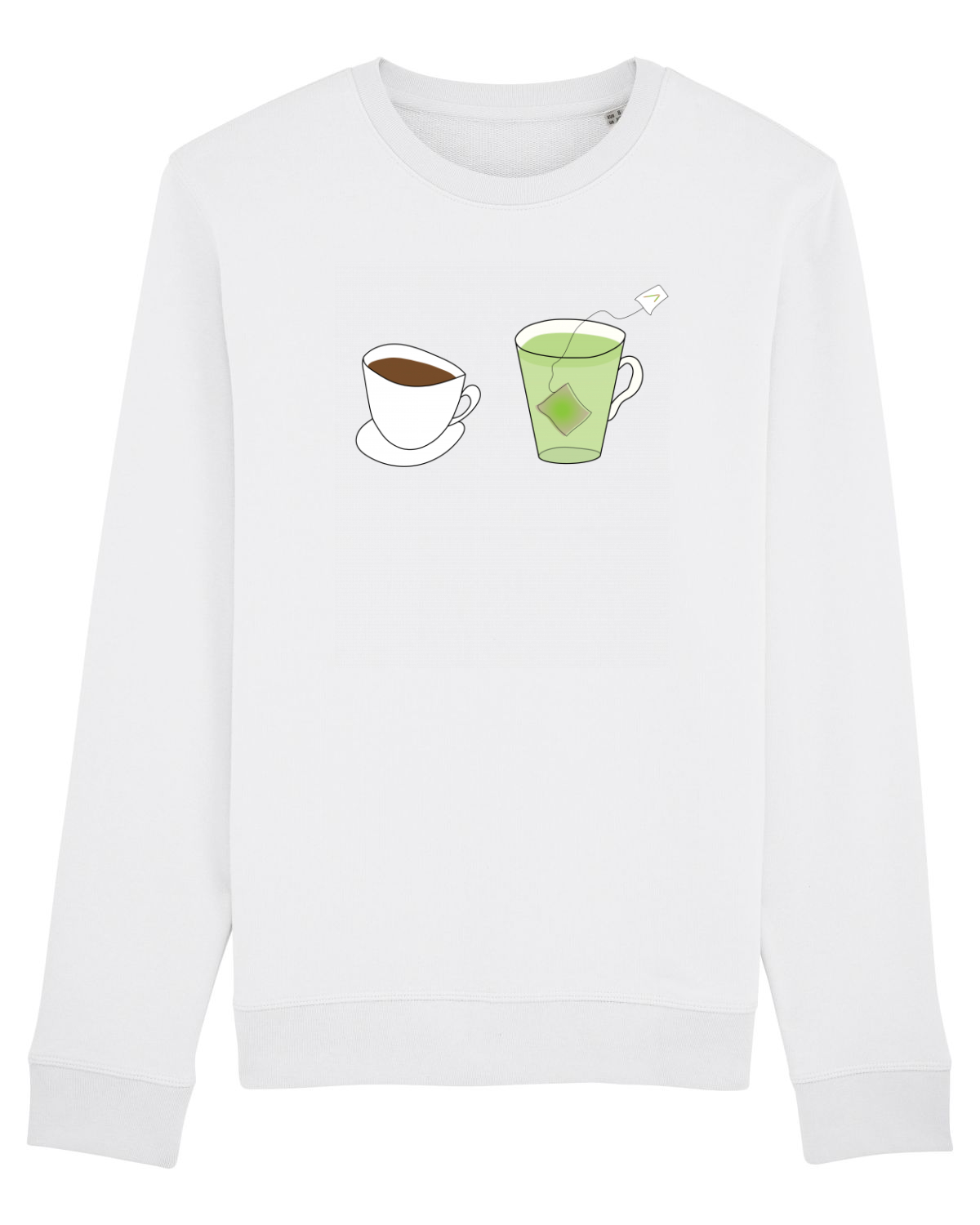 Bluză mânecă lungă Unisex Rise White