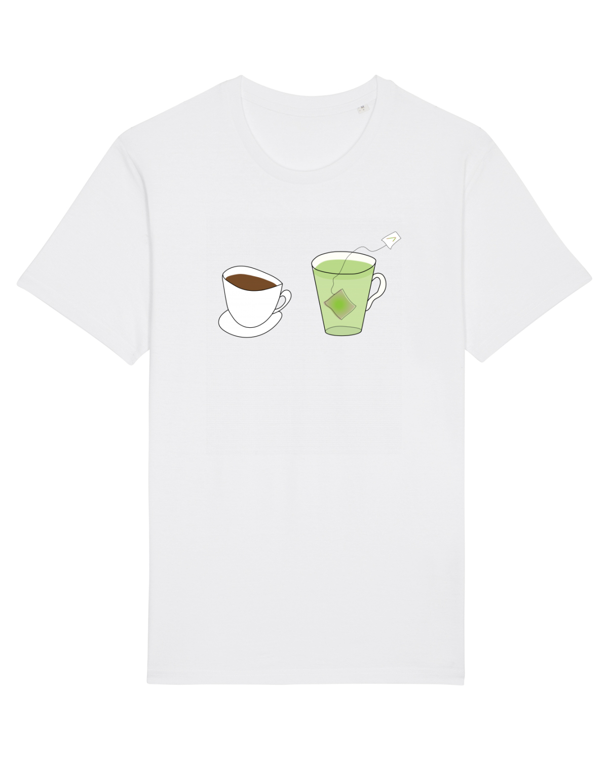 Tricou mânecă scurtă Unisex Rocker White