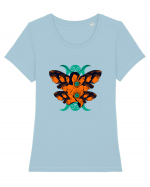 Surreal Woman Tricou mânecă scurtă guler larg fitted Damă Expresser