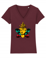 Surreal Woman Tricou mânecă scurtă guler V Damă Evoker