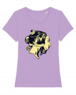 Surreal Woman Tricou mânecă scurtă guler larg fitted Damă Expresser
