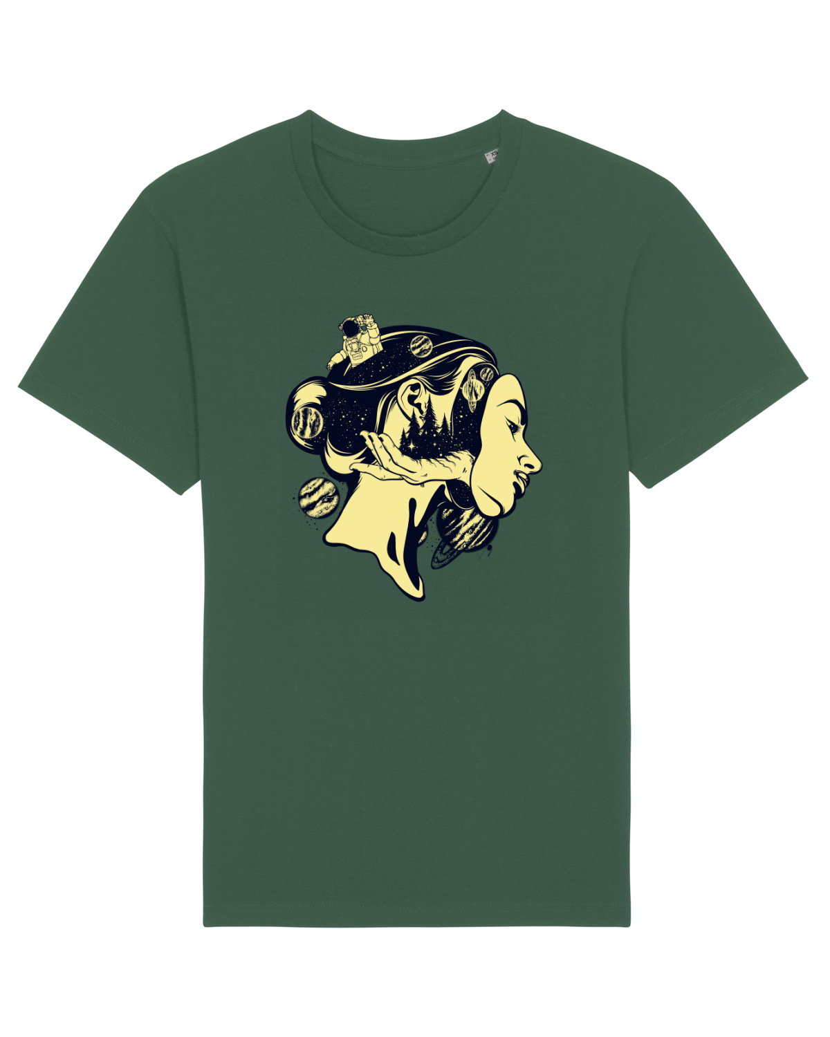 Tricou mânecă scurtă Unisex Rocker Bottle Green