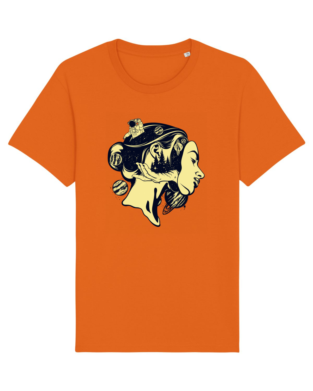 Tricou mânecă scurtă Unisex Rocker Bright Orange