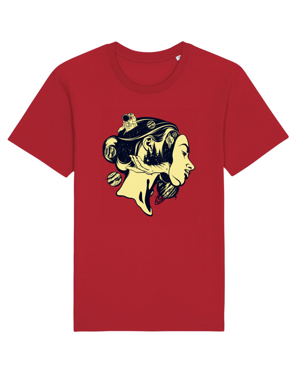 Tricou mânecă scurtă Unisex Rocker Red