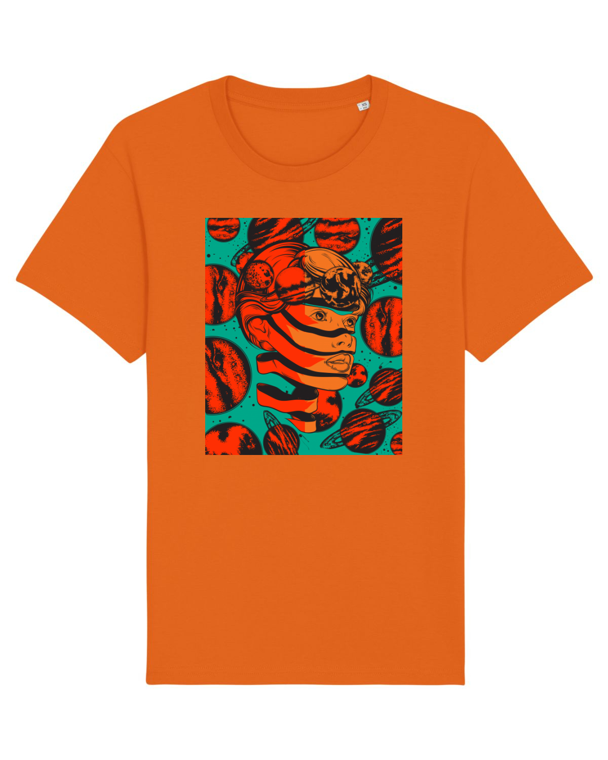 Tricou mânecă scurtă Unisex Rocker Bright Orange