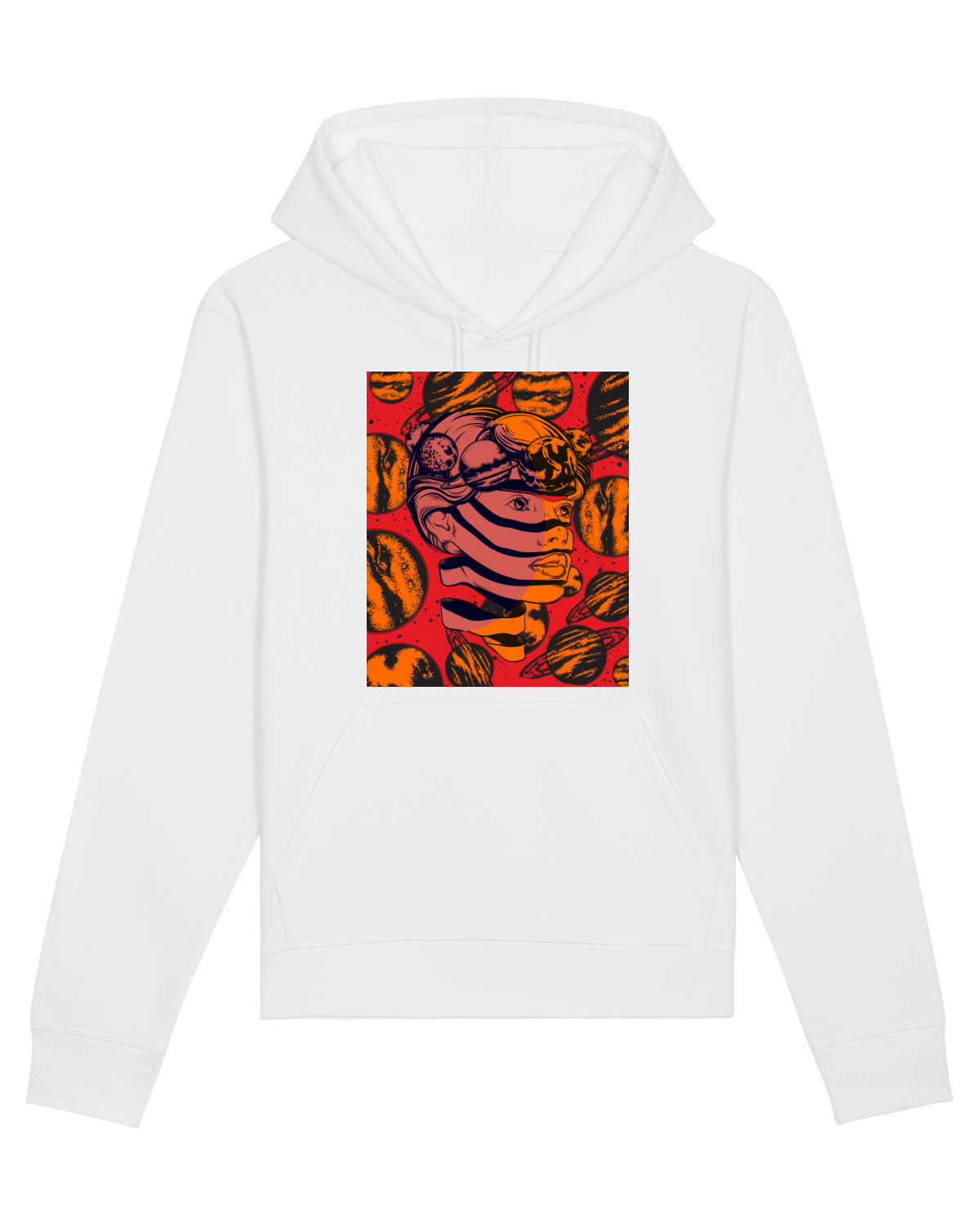 Hanorac Unisex Drummer White