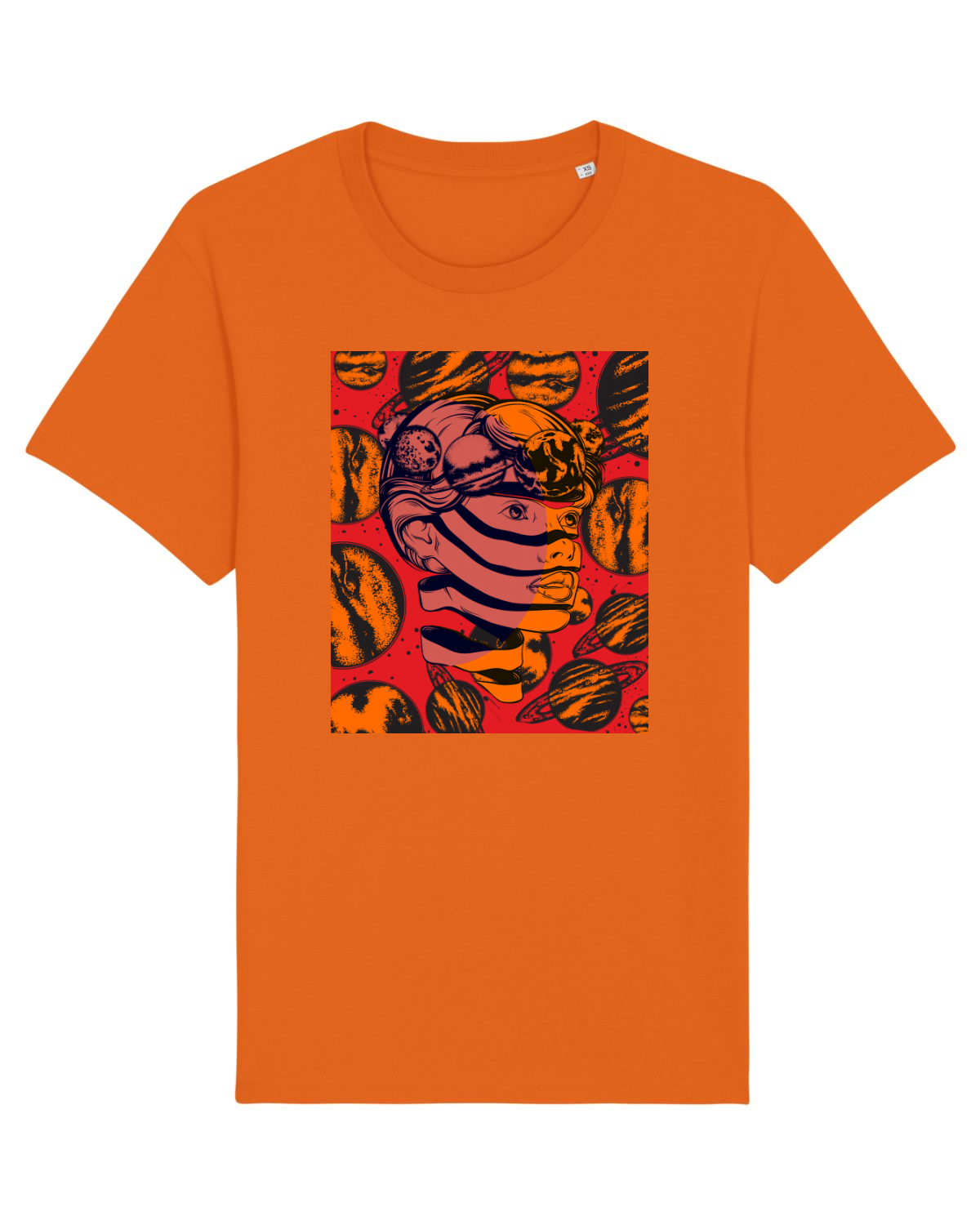 Tricou mânecă scurtă Unisex Rocker Bright Orange