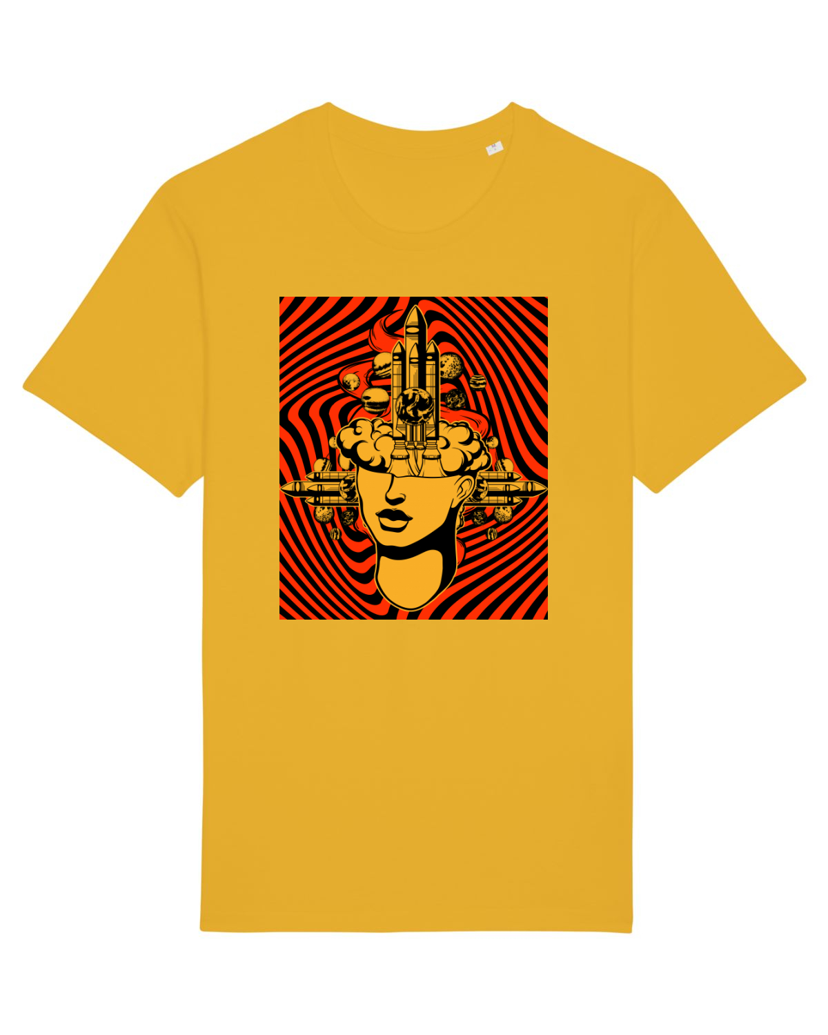 Tricou mânecă scurtă Unisex Rocker Spectra Yellow