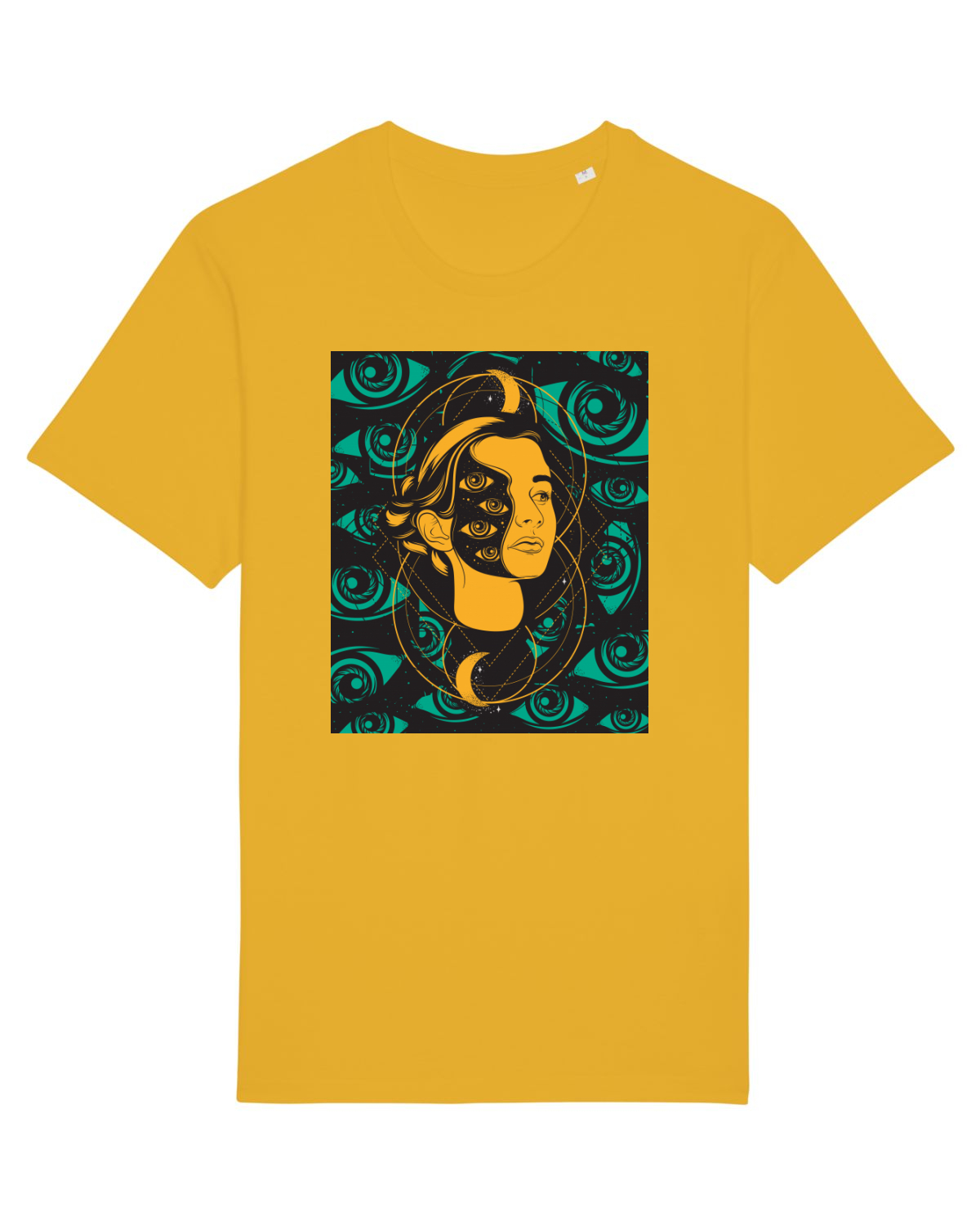 Tricou mânecă scurtă Unisex Rocker Spectra Yellow