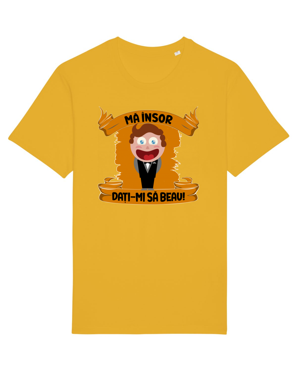 Tricou mânecă scurtă Unisex Rocker Spectra Yellow