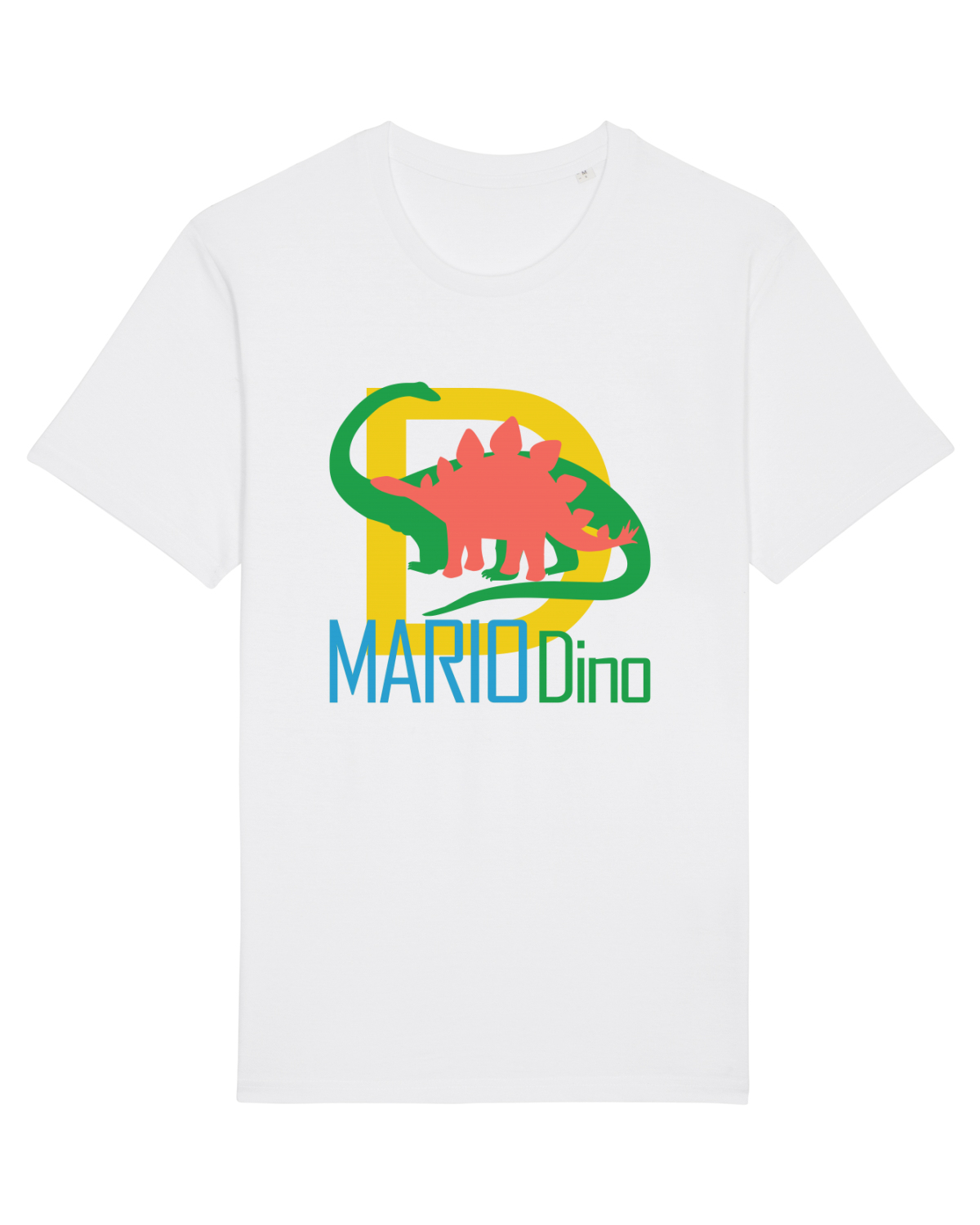 Tricou mânecă scurtă Unisex Rocker White
