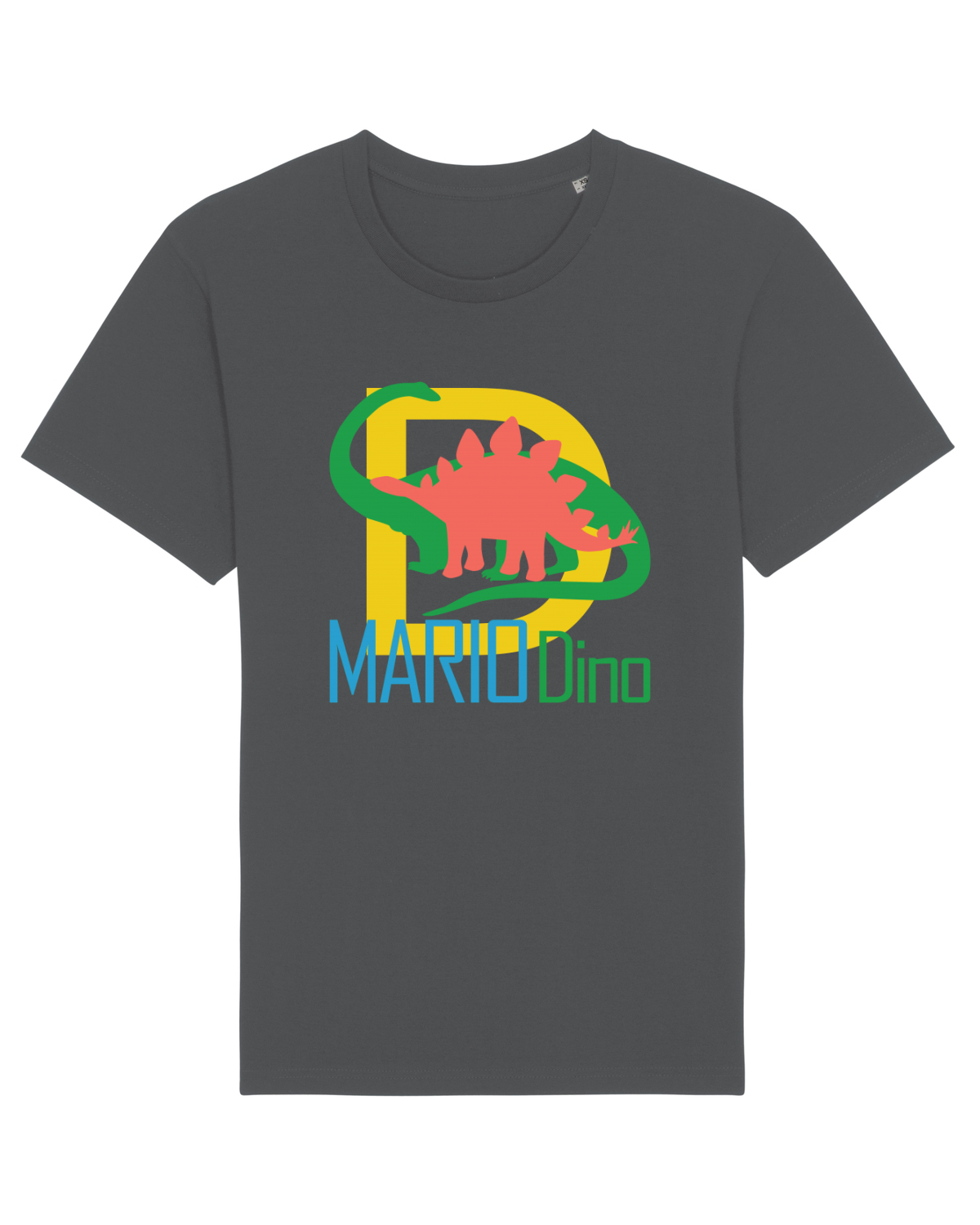 Tricou mânecă scurtă Unisex Rocker Anthracite
