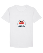 Vara la Constanța Tricou mânecă scurtă guler larg Bărbat Skater