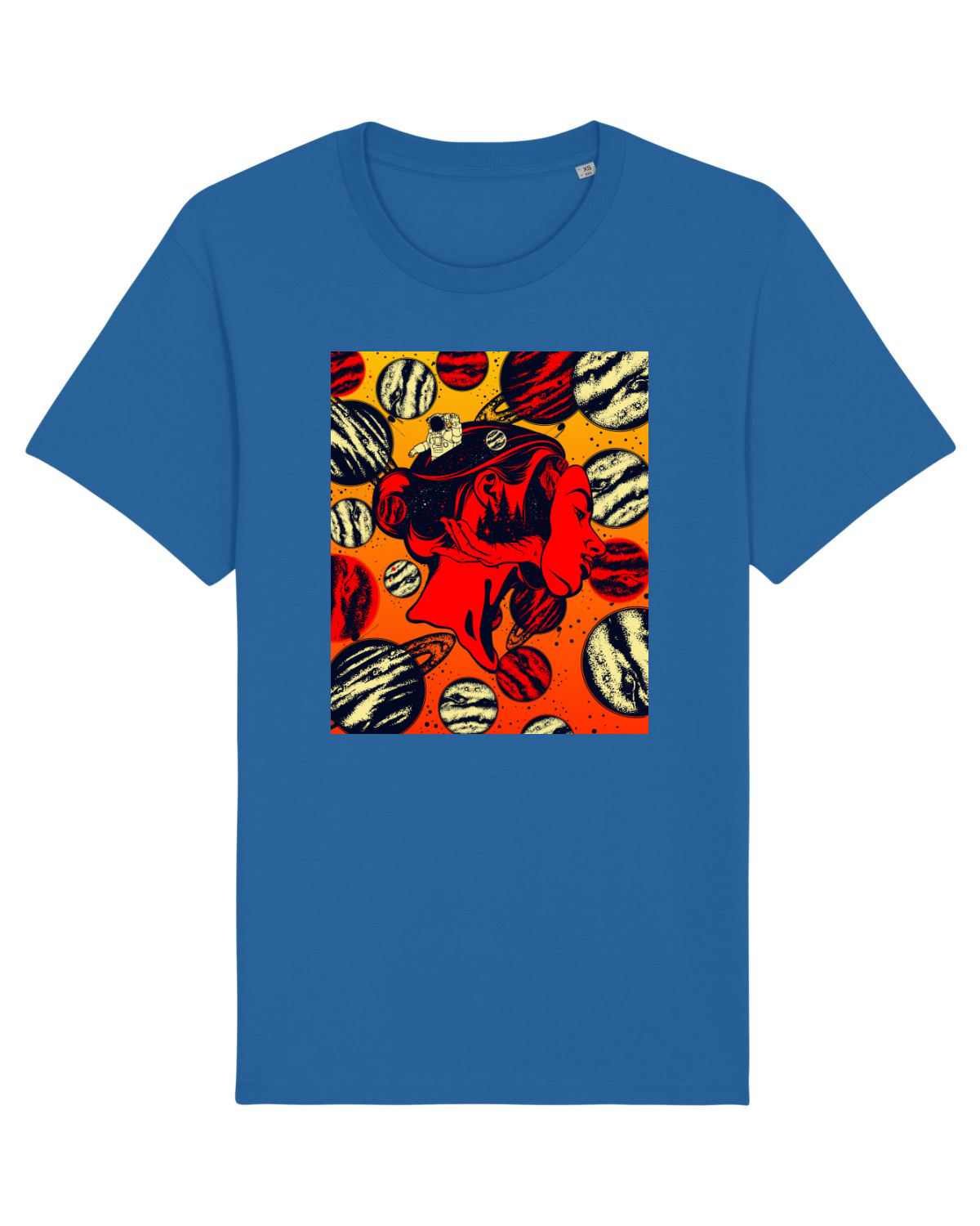 Tricou mânecă scurtă Unisex Rocker Royal Blue