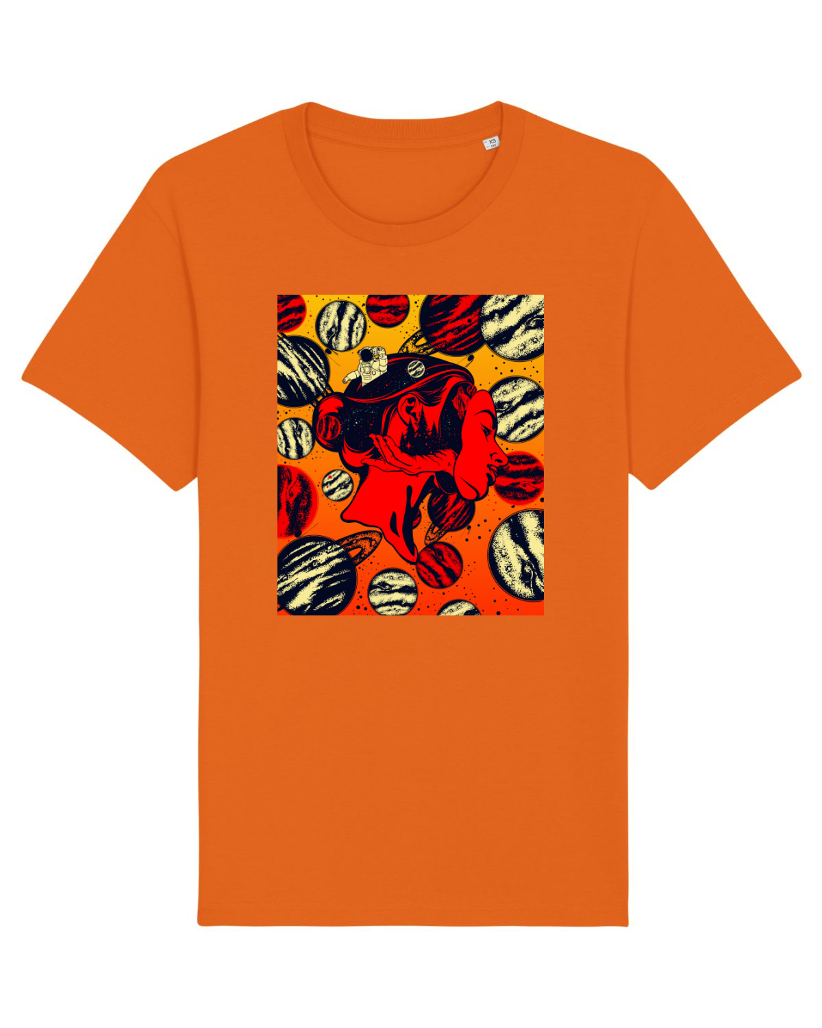 Tricou mânecă scurtă Unisex Rocker Bright Orange