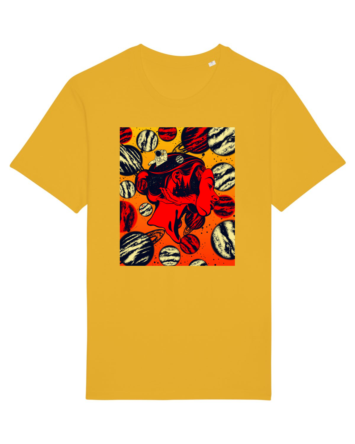 Tricou mânecă scurtă Unisex Rocker Spectra Yellow