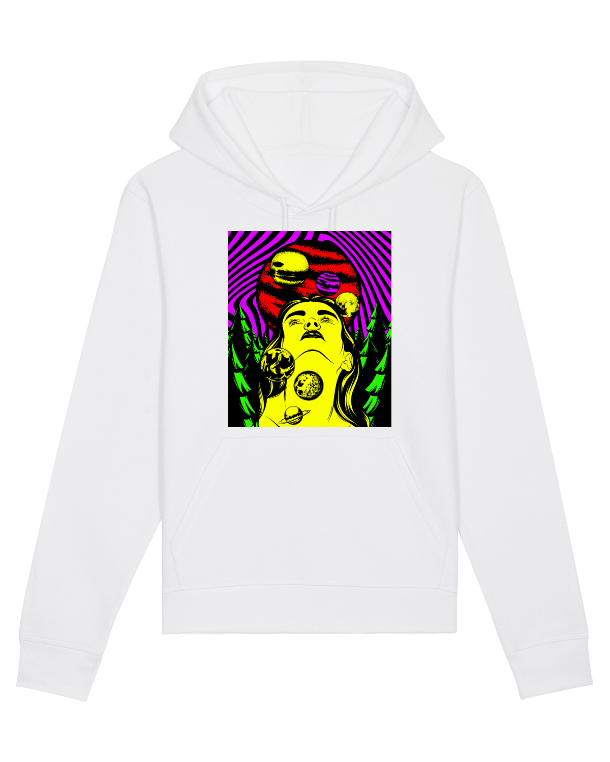 Hanorac Unisex Drummer White