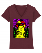 Surreal Woman Tricou mânecă scurtă guler V Damă Evoker