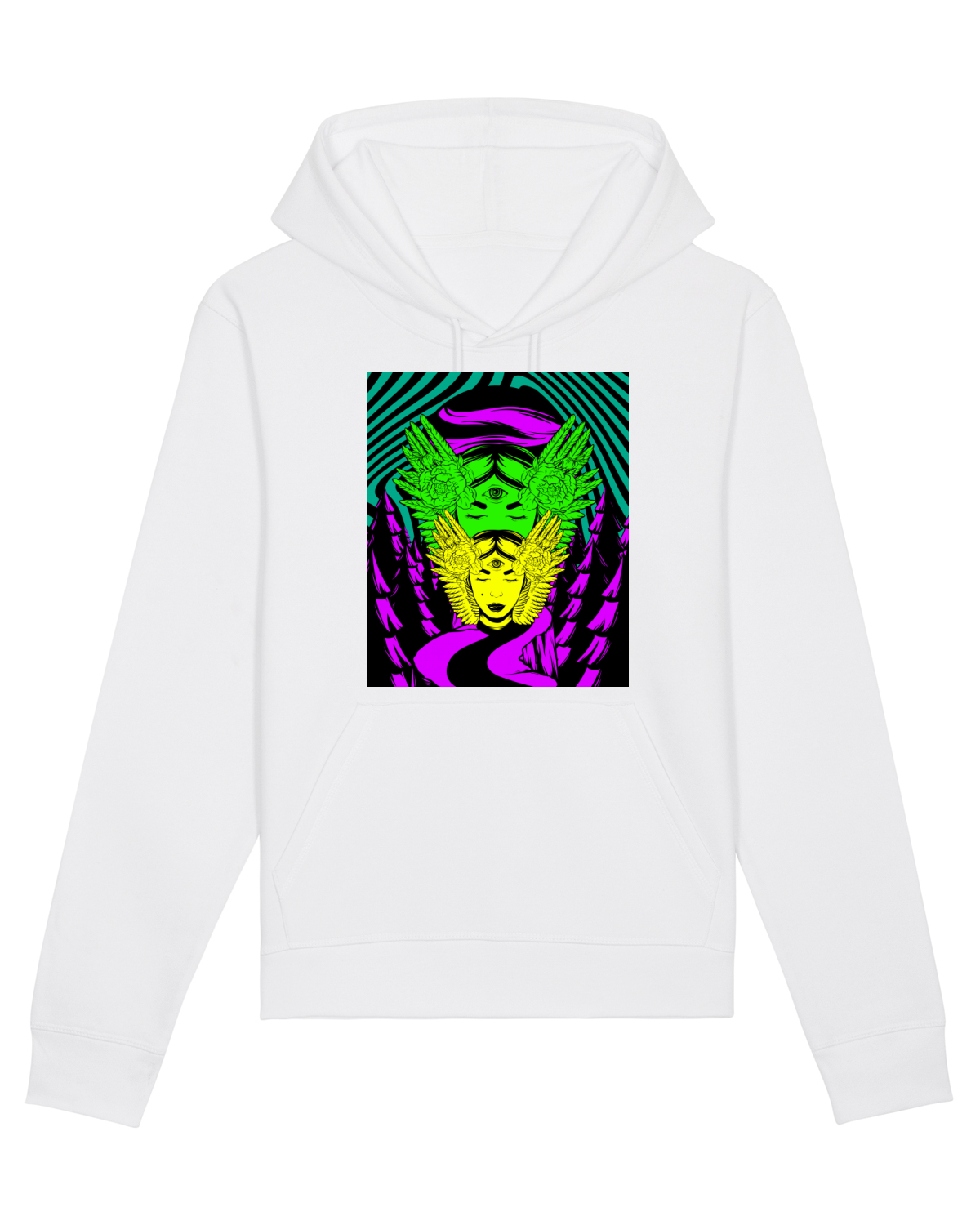 Hanorac Unisex Drummer White