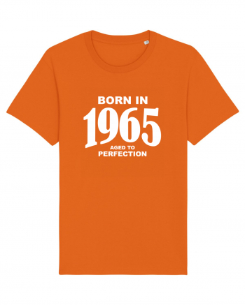 BORN IN 1965 Bright Orange