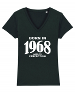 BORN IN 1968 Tricou mânecă scurtă guler V Damă Evoker