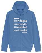Vorbește mai puțin, comunică mai mult Hanorac cu fermoar Unisex Connector