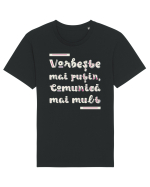 Vorbește mai puțin, comunică mai mult Tricou mânecă scurtă Unisex Rocker