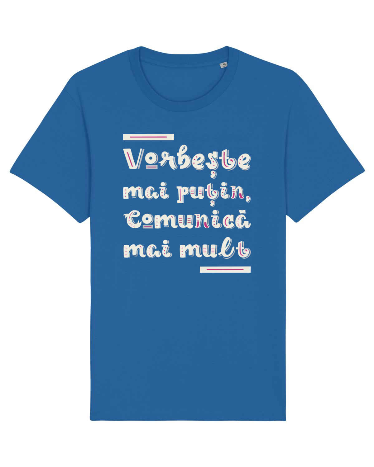 Tricou mânecă scurtă Unisex Rocker Royal Blue