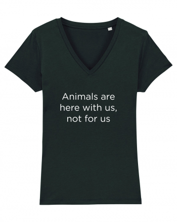 Animals are not for us. Black