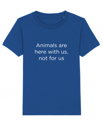 Animals are not for us. Majorelle Blue