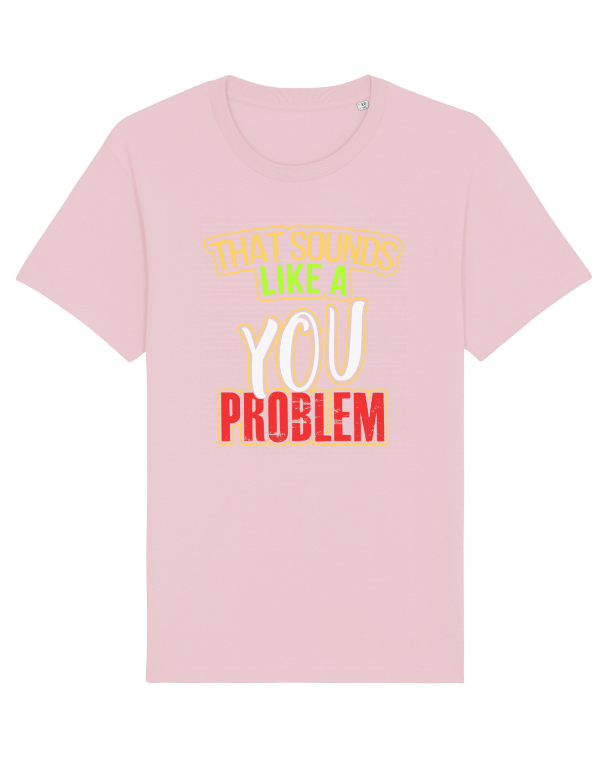 Tricou mânecă scurtă Unisex Rocker Cotton Pink