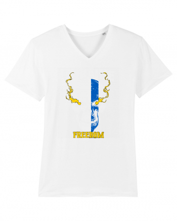 Ukraine Freedom White