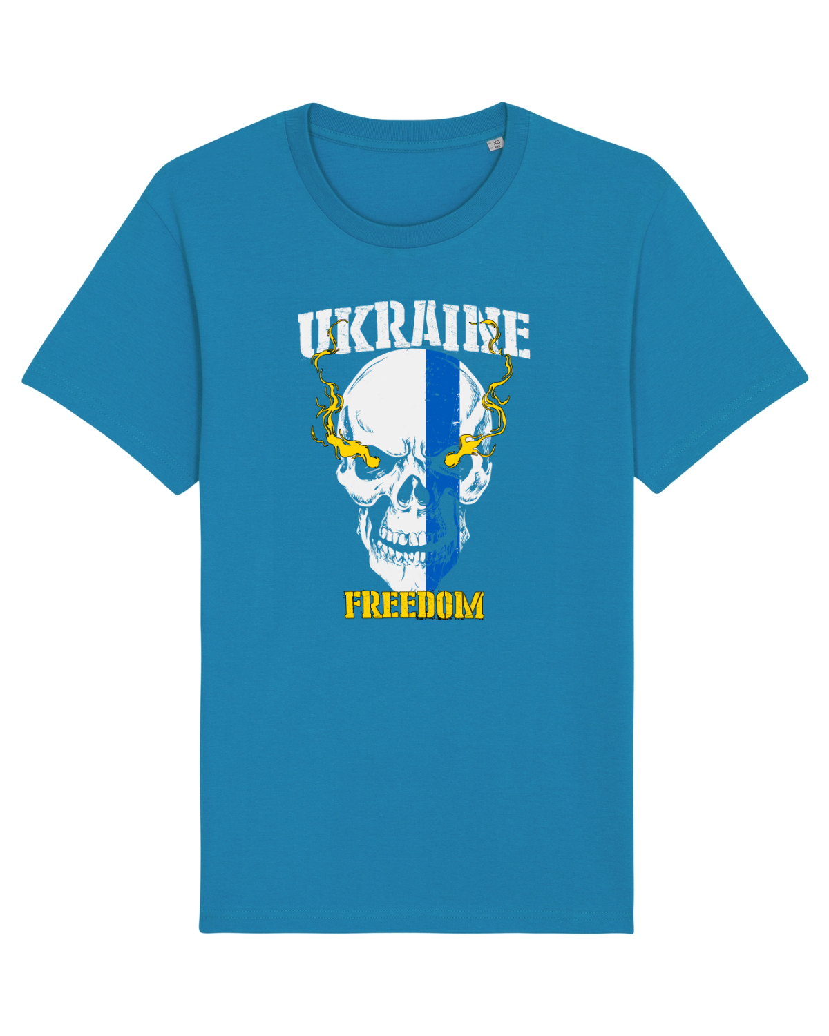 Tricou mânecă scurtă Unisex Rocker Azur