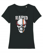 Rapid Tricou mânecă scurtă guler larg fitted Damă Expresser