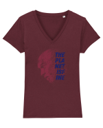 George Carlin - The Planet Is Fine Tricou mânecă scurtă guler V Damă Evoker