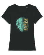 George Carlin - The Planet Is Fine Tricou mânecă scurtă guler larg fitted Damă Expresser