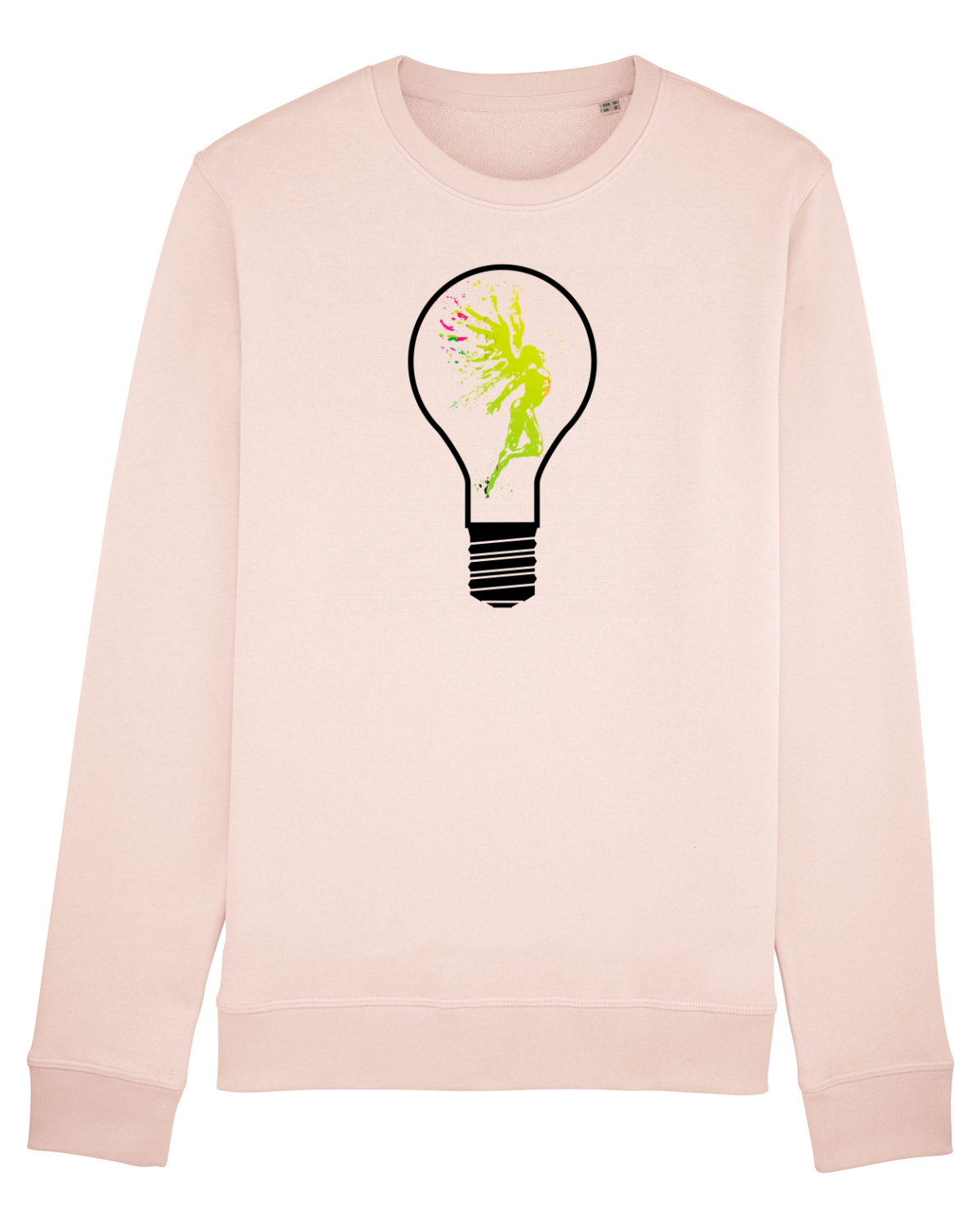 Bluză mânecă lungă Unisex Rise Candy Pink