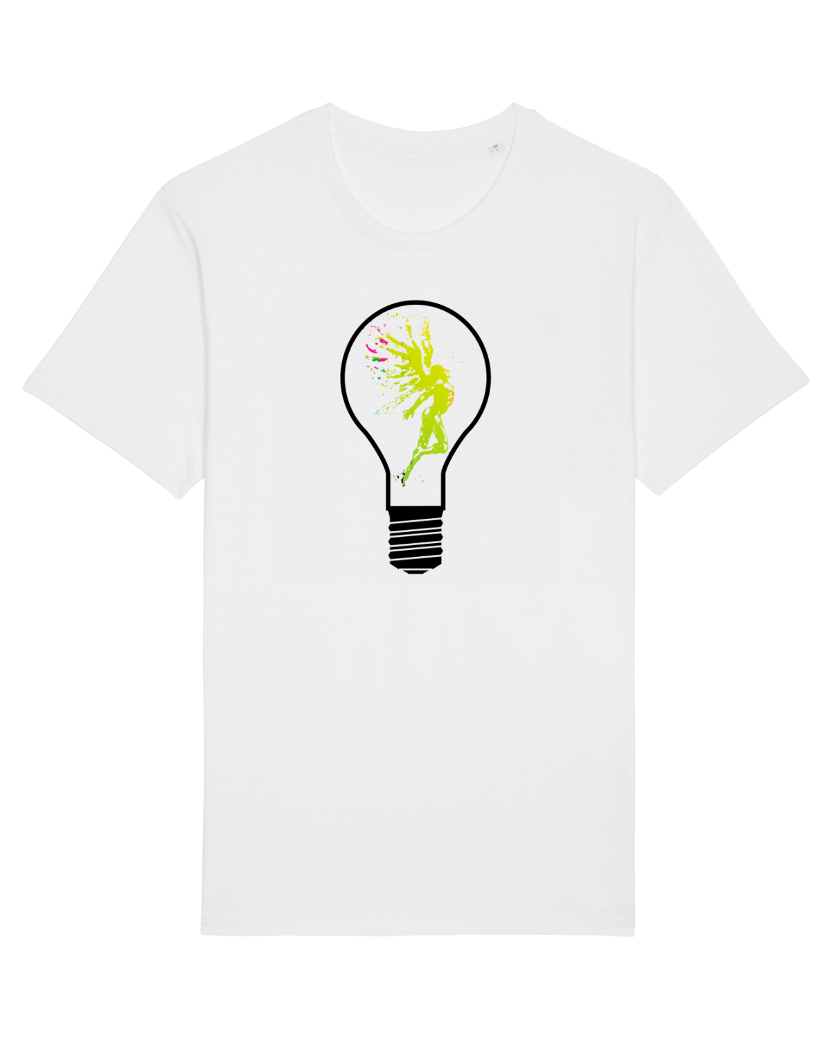 Tricou mânecă scurtă Unisex Rocker White