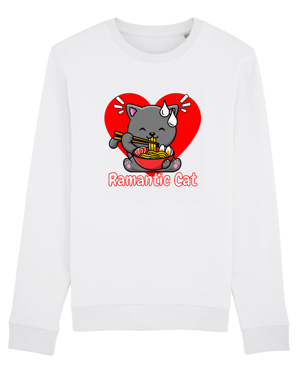 Bluză mânecă lungă Unisex Rise White